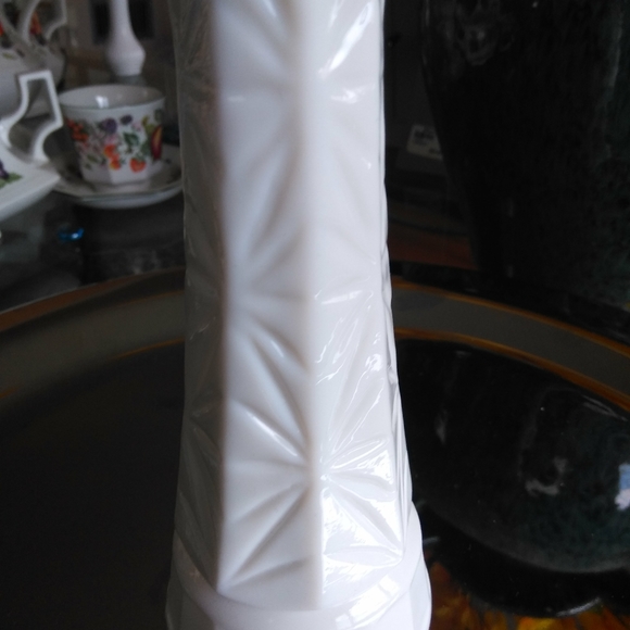 Vintage Milkglass Bud Vase - Picture 2 of 2